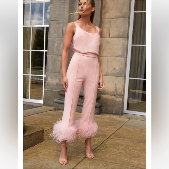 Nadine Merabi
MARGOT BLUSH TROUSERS
Size XS/UK 6
Color BLUSH - Picture 1 of 2